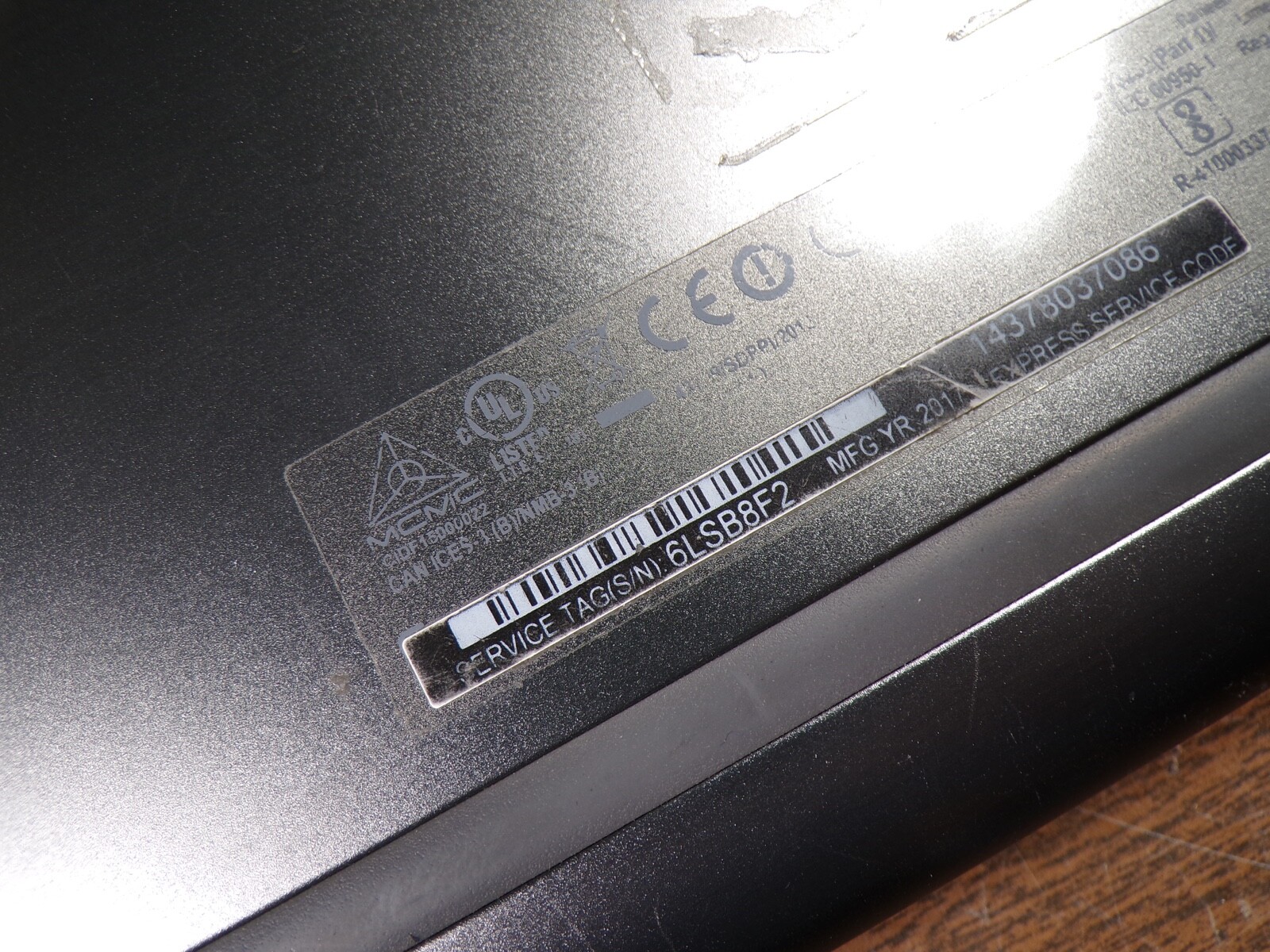 DELL LATITUDE 3379 INTEL CORE i3-6100U 2.30GHZ 8GB RAM **NO HD/ NO CADDIE/ NO OS