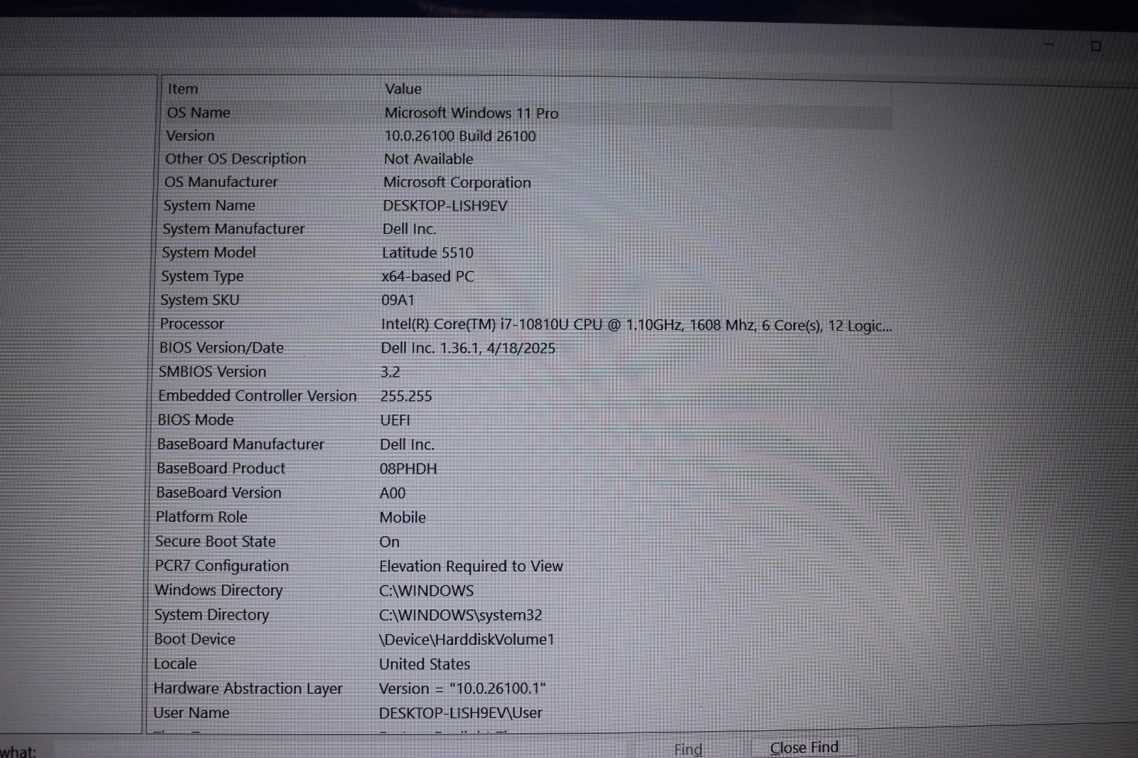 Dell Latitude 5510 I7-10810U 512GB SSD 16GB DDR4 Win11Pro*See Desc
