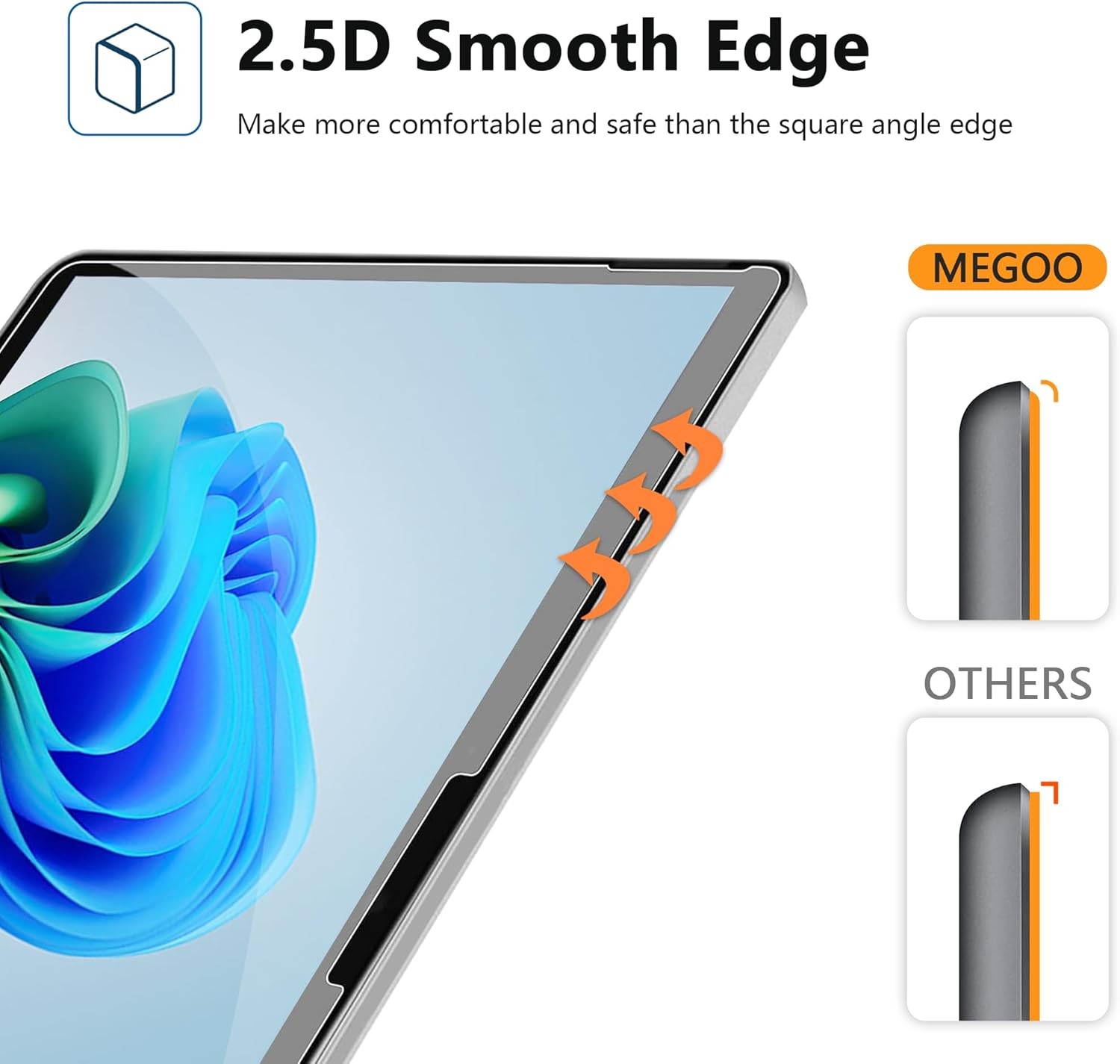 ArmorShield Screen Protector for Surface Pro 12 inch, HD Clear Tempered Glass, 2