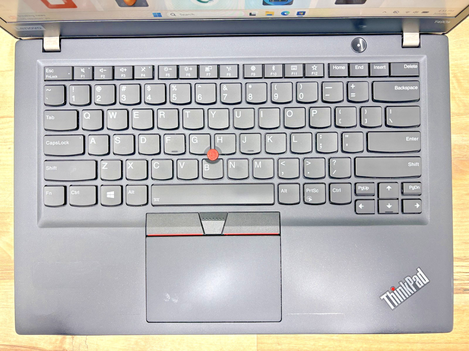Lenovo ThinkPad T490s Intel i7-8th Gen 1.90GHz 16GB RAM 256GB SSD Windows 11 P*