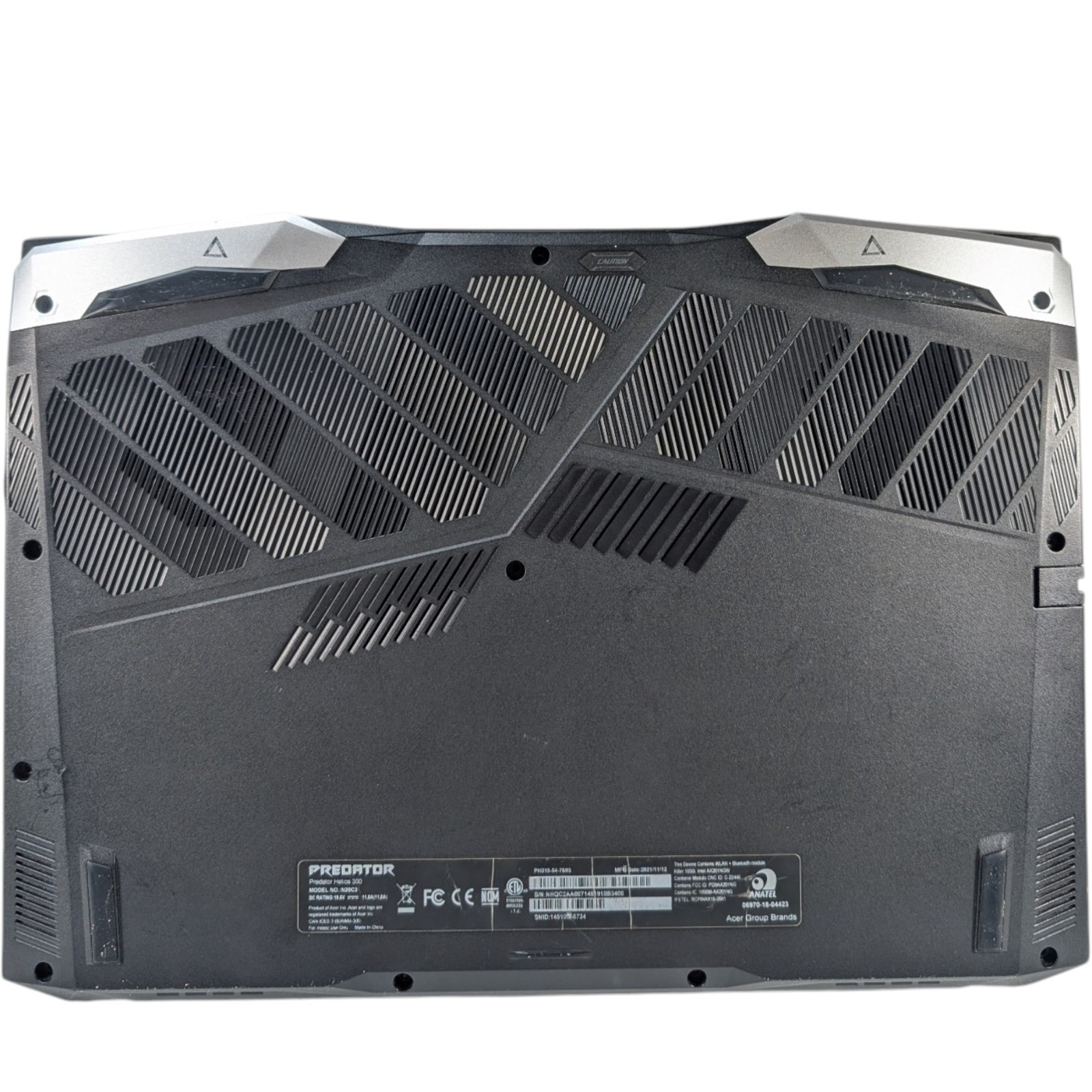Acer Predator Helios 300 PH315-54 i7-11800H RTX 3060 16GB 1.25TB Dual Drv 144Hz