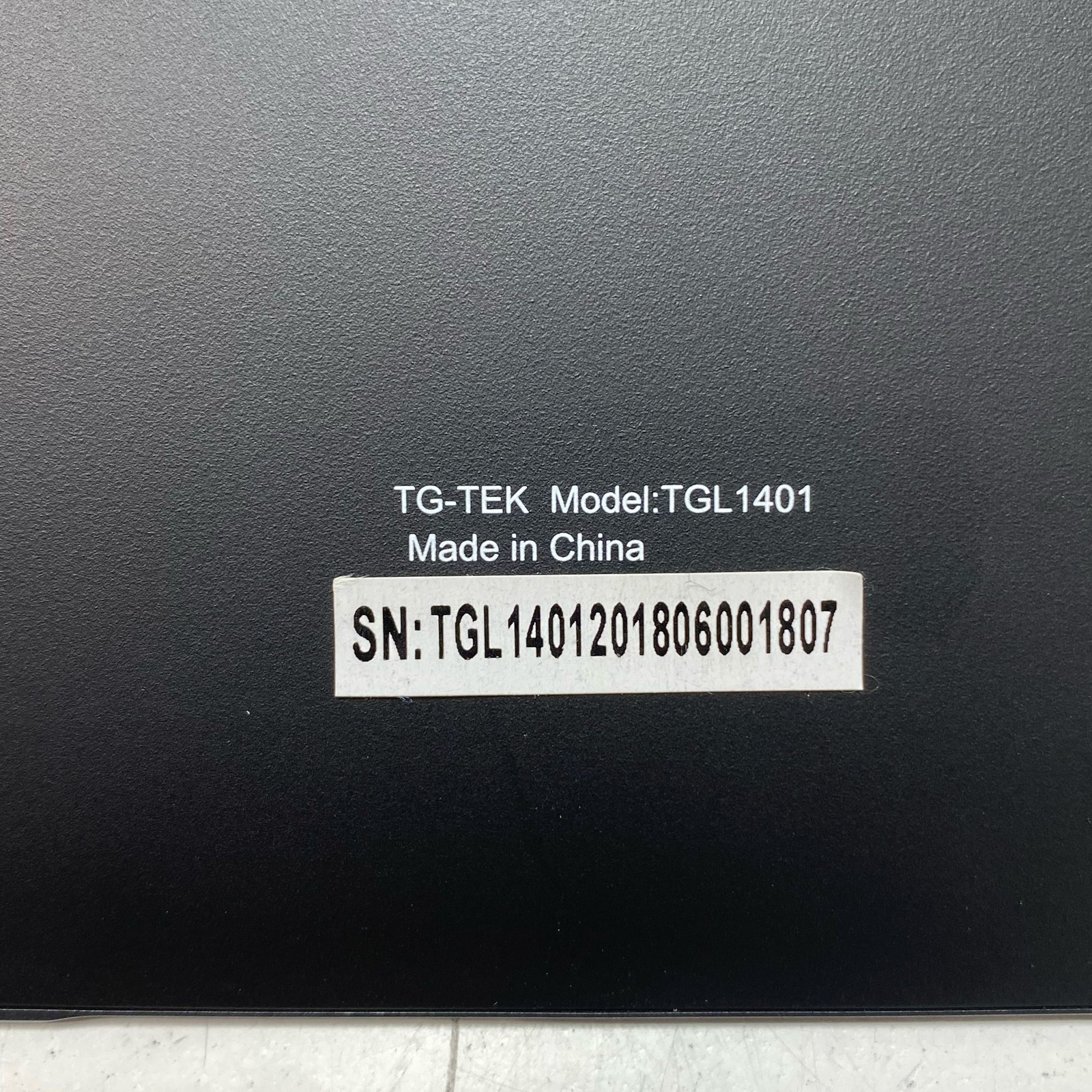 TG-TEK TGL1401 14.1″ Laptop Windows 10 Black Tested Working Factory Reset