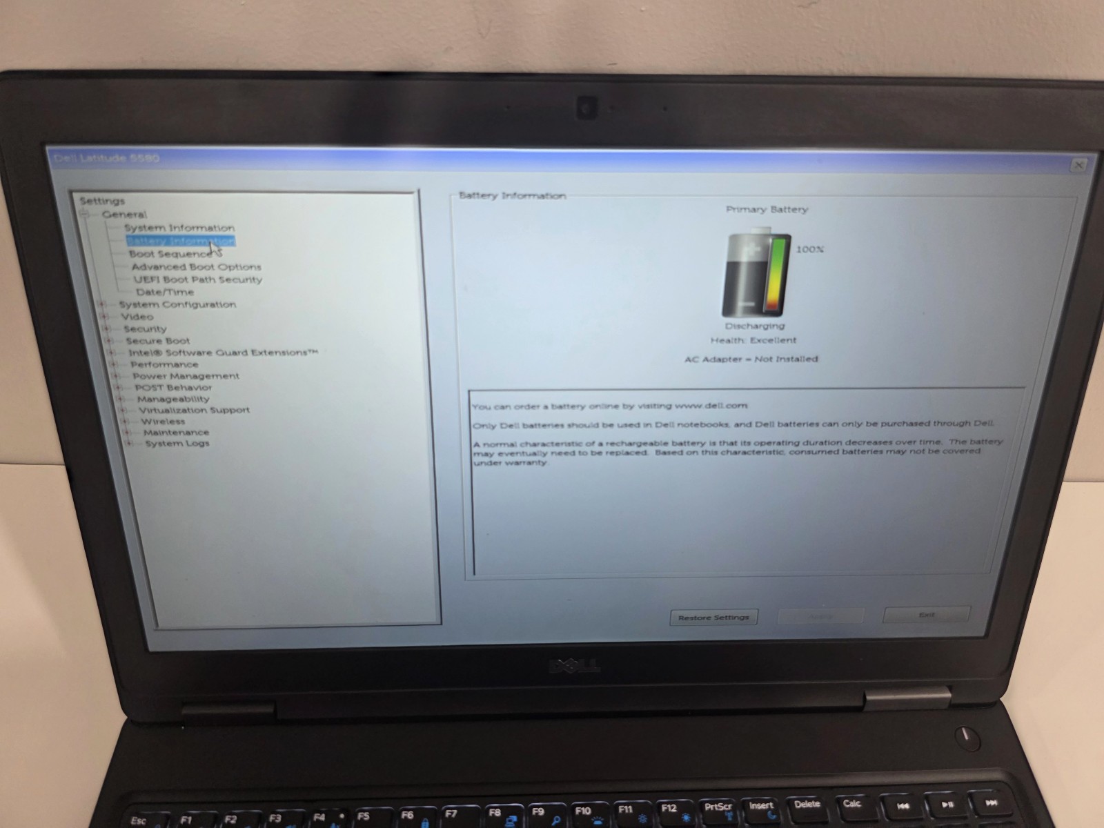 Dell Latitude 5580 i5-6440HQ 8GB 128GB SSD FHD Webcam Windows 11 Laptop