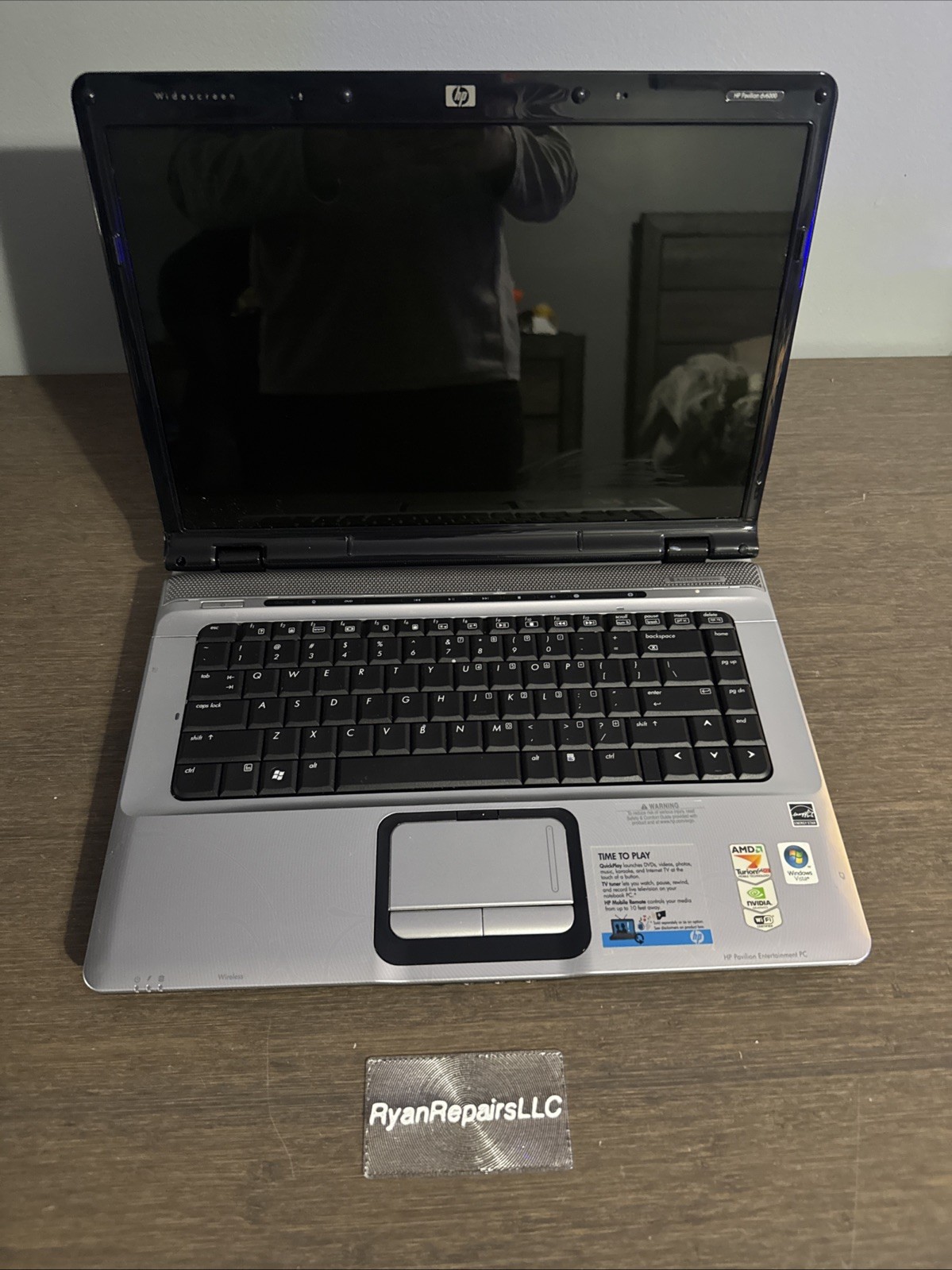 HP PAVILION DV6000 3gb ram NO HDD amd turion 64×2