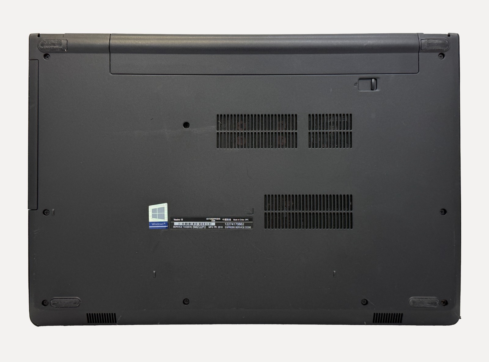 Dell Vostro 15 3568 i5-7300u 8GB RAM 128GB SSD – PARTS ONLY CPU CAPPED AT .60GHz