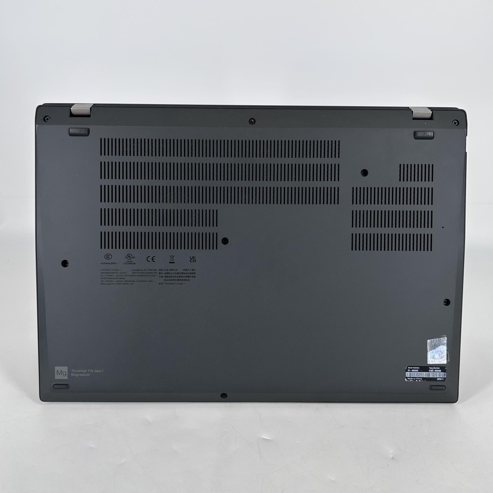 Lenovo ThinkPad T16 Gen 1 Gray FHD+ TOUCH 2.2GHz i7-1270P 32GB 1TB SSD Very Good