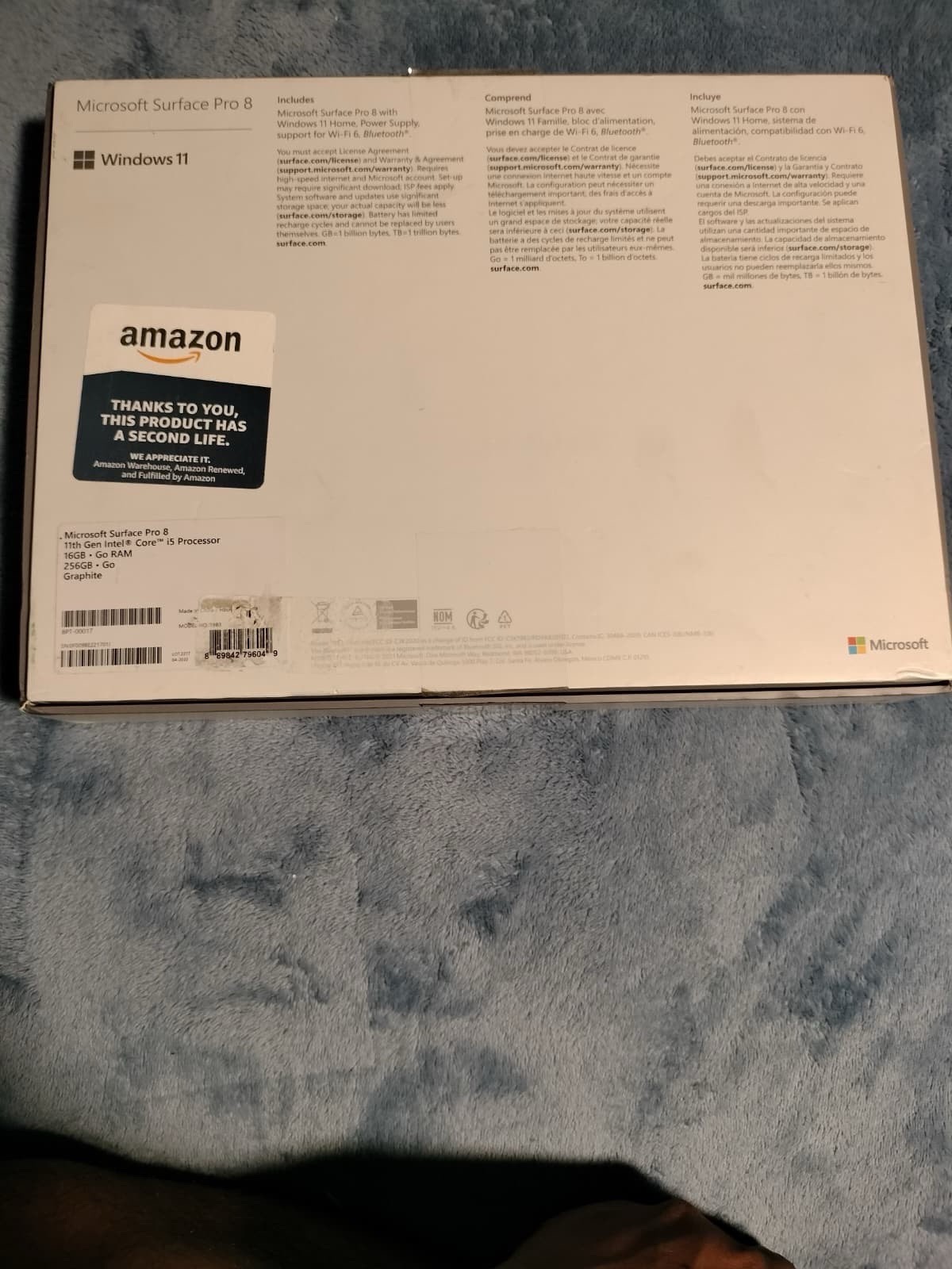 Microsoft Surface Pro 8 13″ (256GB SSD, Intel Core i5 11th Gen 4.20 GHz, 16GB)