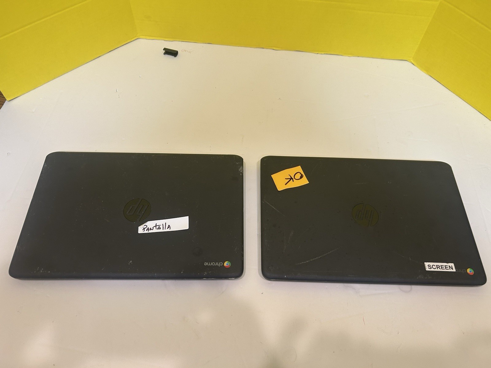 Lot of 2 HP Chromebook 14 G5 14″ For Parts Repair No Chargers