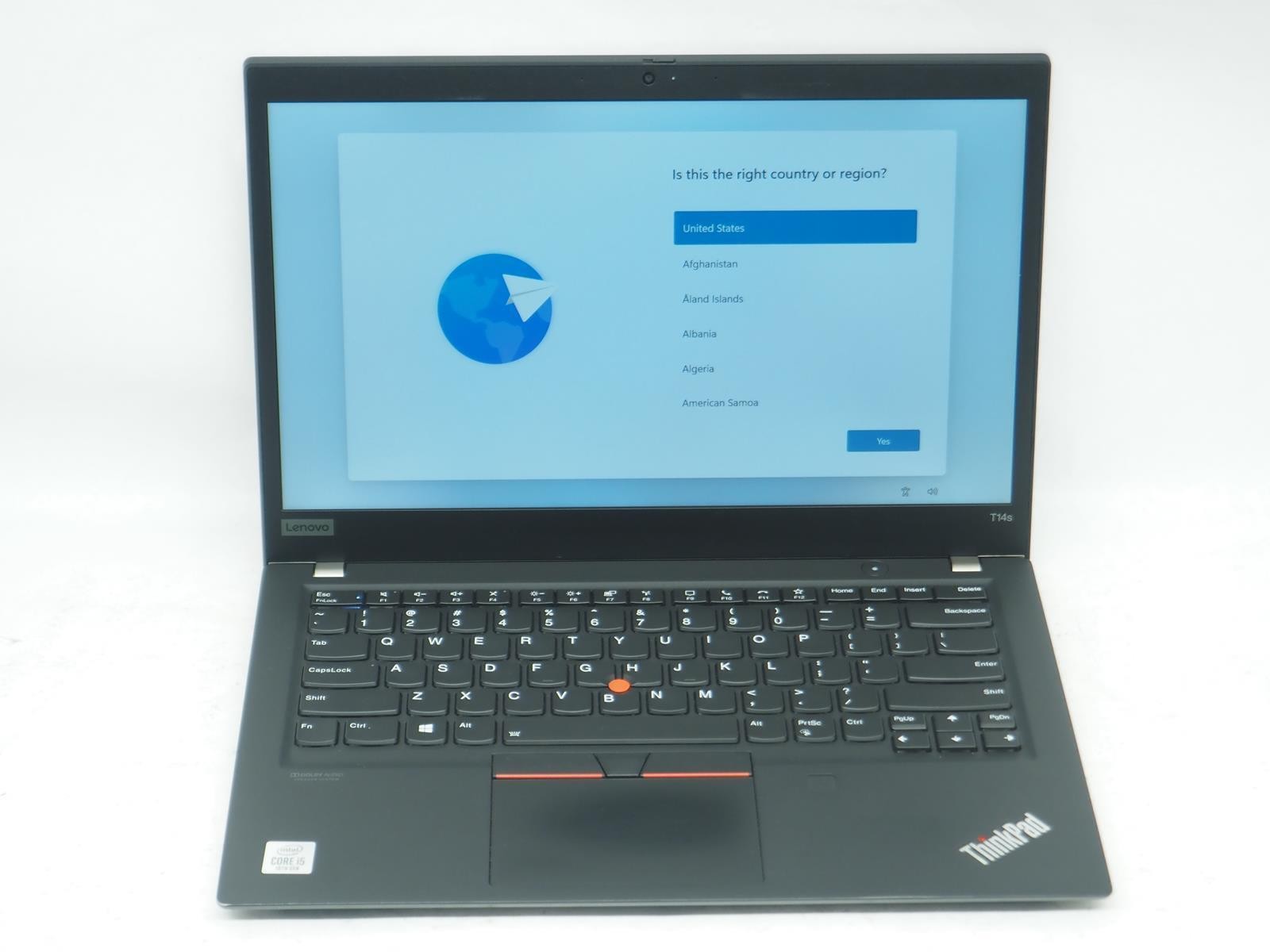 LENOVO THINKPAD T14S GEN 1 Intel Core i5-10210U 1.60GHz 8GB RAM 256GB Grade B
