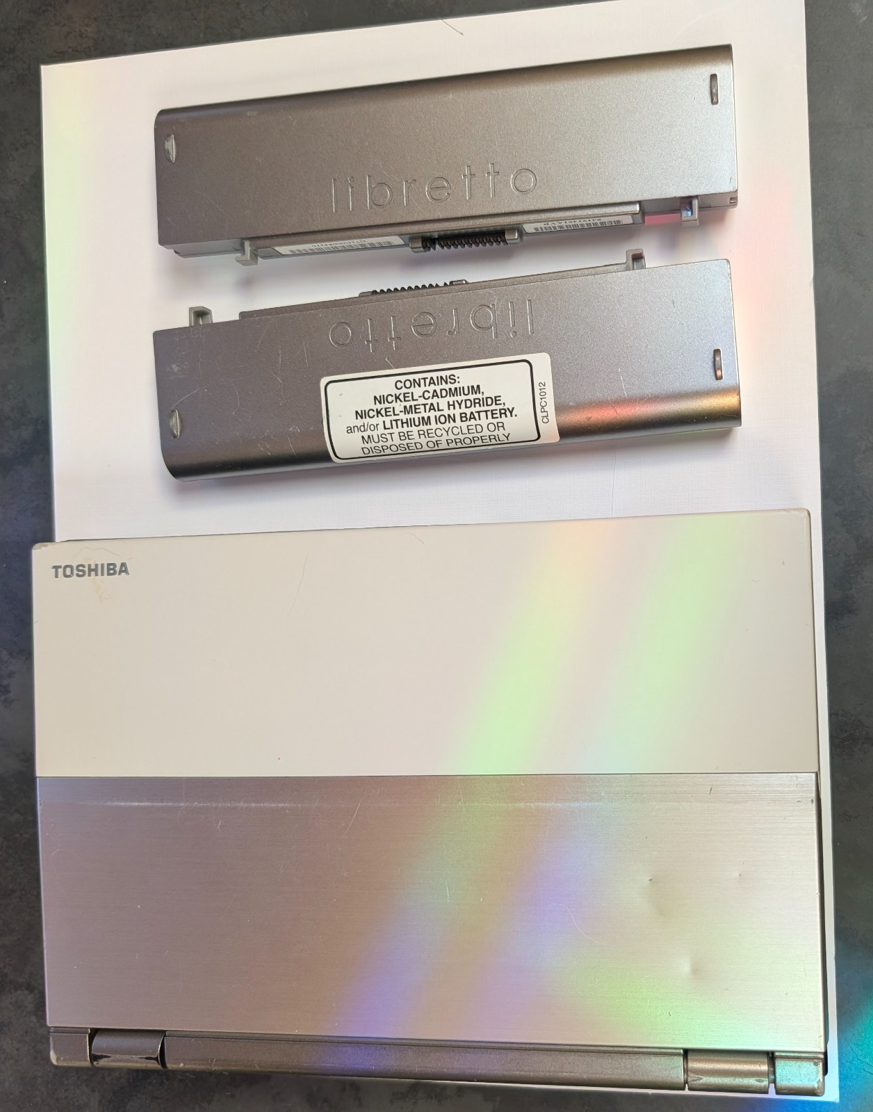 Toshiba Libretto U100-S213 Ultra-Portable Mini Laptop (with two batteries)