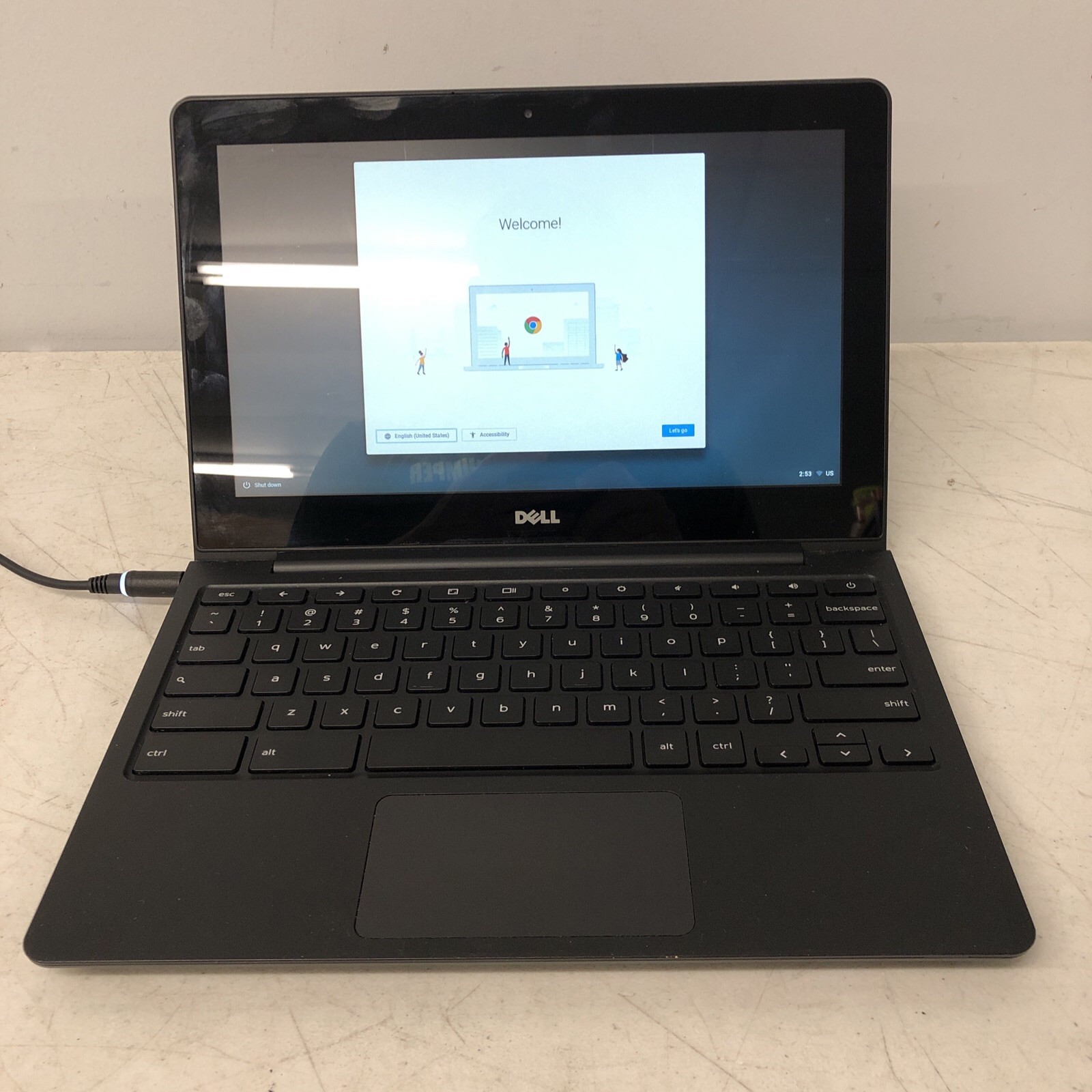 Dell Chromebook 11 Celeron 2955U 1.4Ghz 4GB Ram 16GB SSD Gray – READ