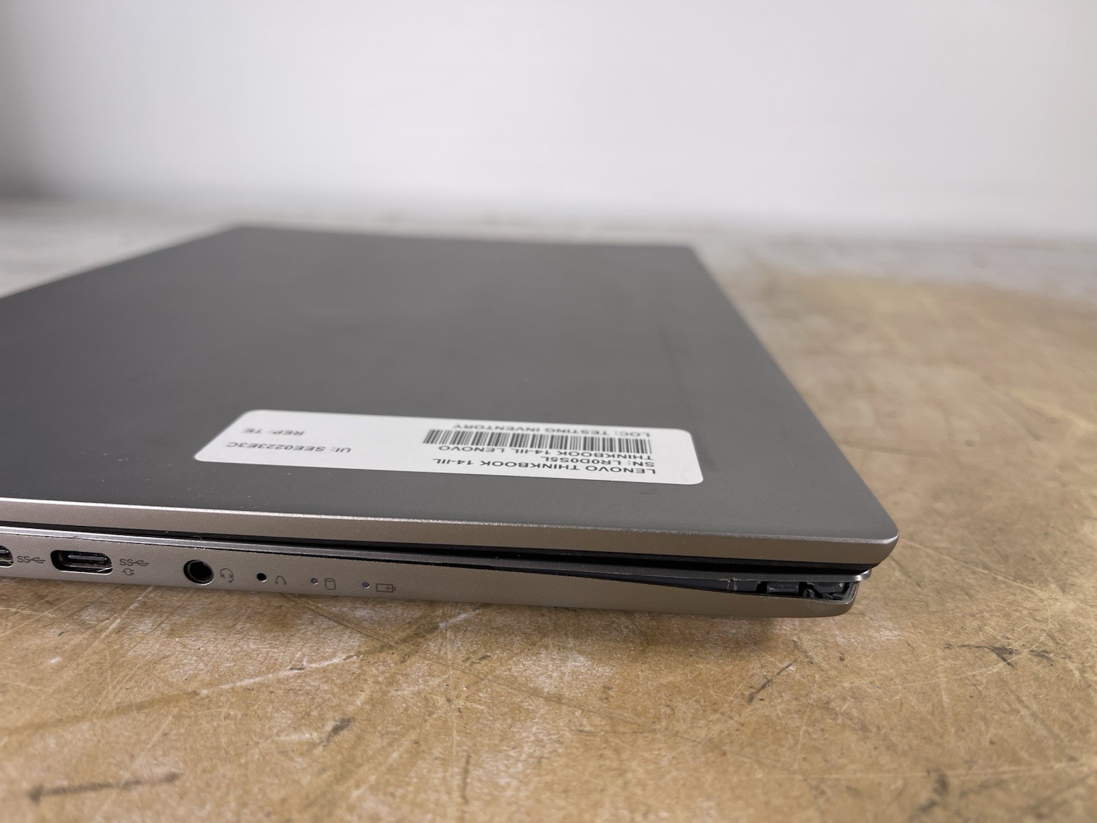 LENOVO THINKBOOK 14-IIL i7-1065G7 @ 1.30GHz, 4GB RAM, NO HDD/OS