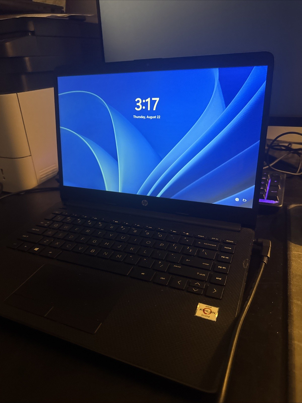 HP 14DK1003DX 14 inch AMD Athlon Silver 3050U, 2.30Ghz, 4GB Laptop – Jet Black