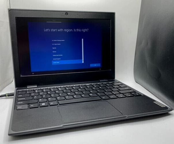 Lenovo 100e 2nd Gen 11.6″ Intel Celeron N40201.10GHz 4GB RAM 64GB , No Windows