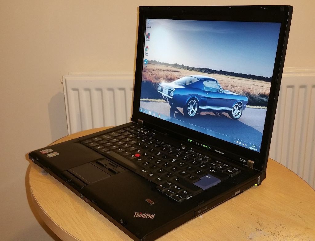 Lenovo Thinkpad T400 Laptop 3GB 32 Bit Windows 7 Office2010 WkGr8GdBat2