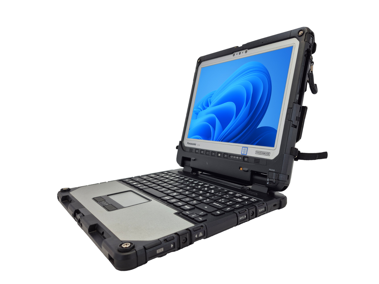 Panasonic Toughbook CF-33 MK1 IntelCore i5-7th 256GB SSD 8GB RAM + Hand Strap