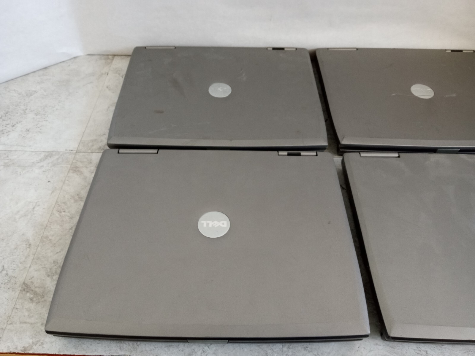 Lot of 4 – Dell Latitude D505 / D510 15″ Laptops – PARTS / REPAIR – READ -RR