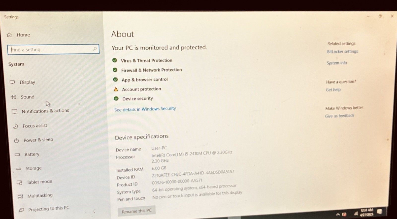 Samsung QX411 14″ Laptop Intel i5-2410M NVIDIA Optimus 6Gb RAM 640GB Powers On