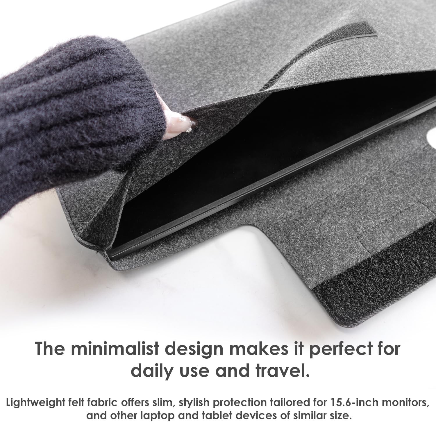 15.6 Inch Portable Monitor Case Sleeve Bag Made for Sceptre MNN KYY InnoView Yxk