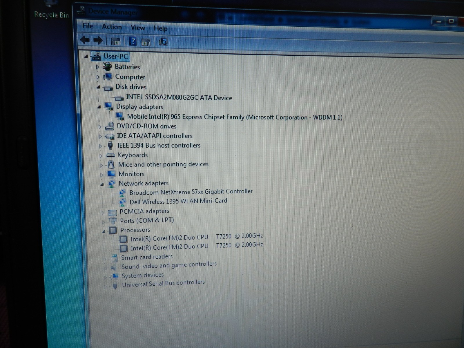 Dell Latitude D830 Core 2 Duo Boots Windows 7 w/ Charger 2GB ram 80gb SSD