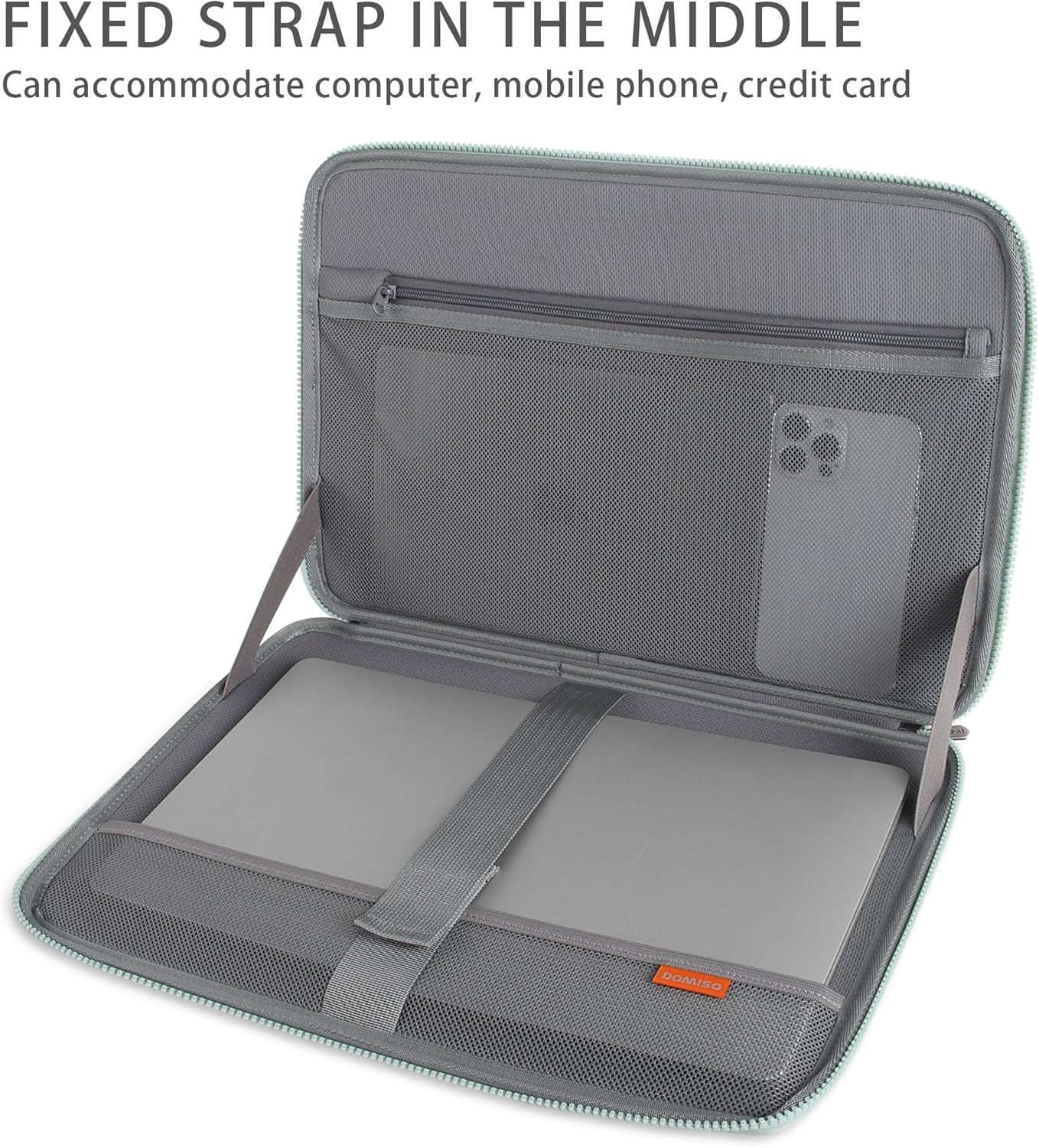 17.3 Inch Laptop Sleeve Case, Shockproof Waterproof Soft EVA Protective Bag for