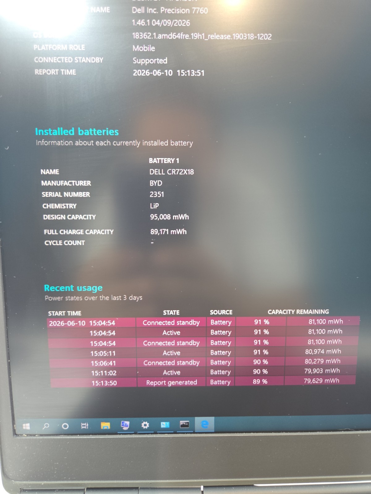 Dell Precision 7760 17.3″ i7-11800H RTX A3000 32GB 512GB Windows 10 Pro + Power