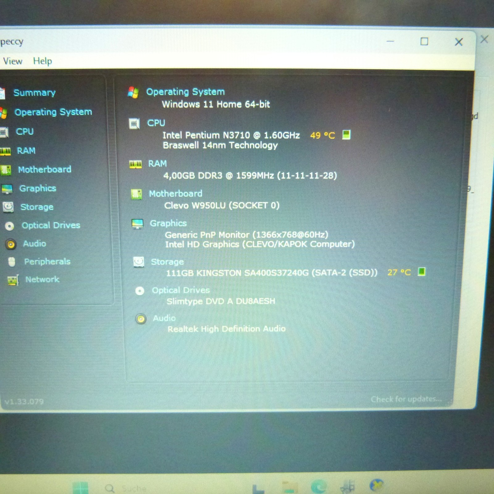 Terra Wortmann 1513 15″ HD Multimedia l 120GB SSD Windows 11 l HDMI USB3
