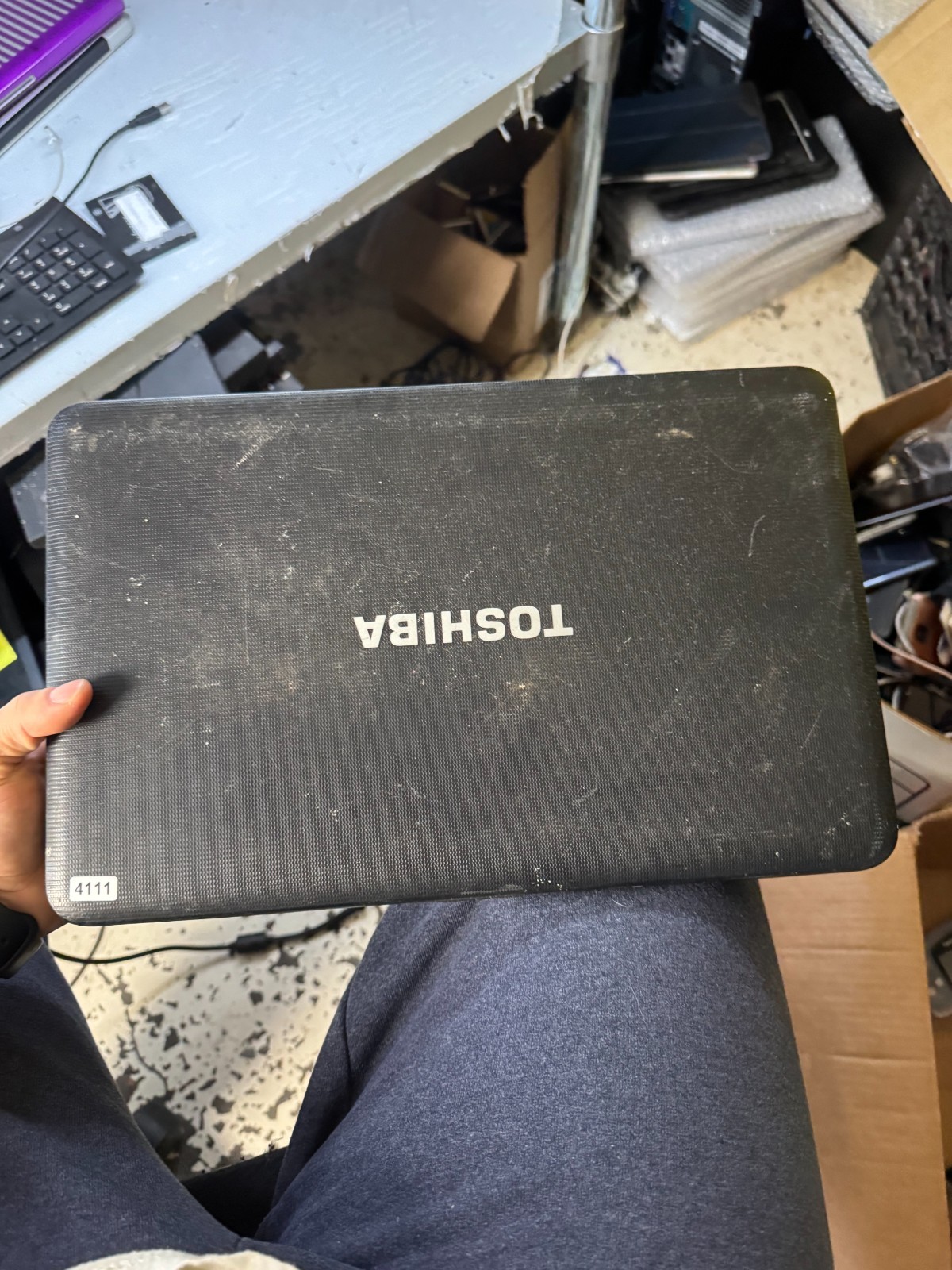 Toshiba Satellite C855D AMD E1 1200 Laptop for Parts/Repair *READ #4111