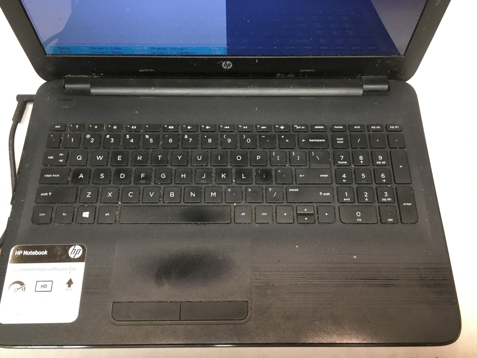 HP Notebook 15-ba061d Laptop 15″ AMD Quad-Core A12-9700P READ DESCRIPTION -AA