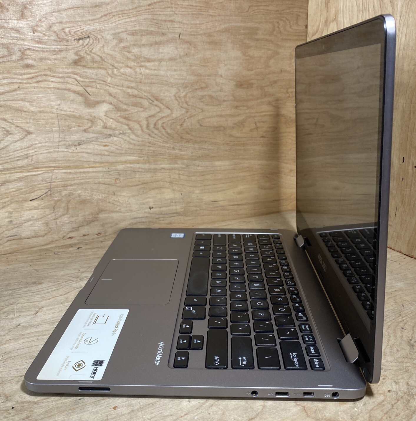 ASUS VivoBook Flip 14 TP401C Intel Core m3-7Y30 Display Broken NO SSD For Parts