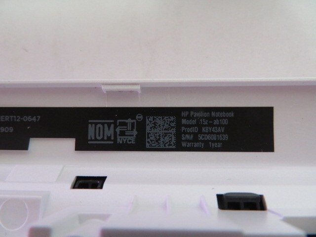 HP PAVILION 15Z-AB100, AMD A8-7410, 8GB, 1TB HDD, WEBCAM, WIN 10, BAD BATTERY