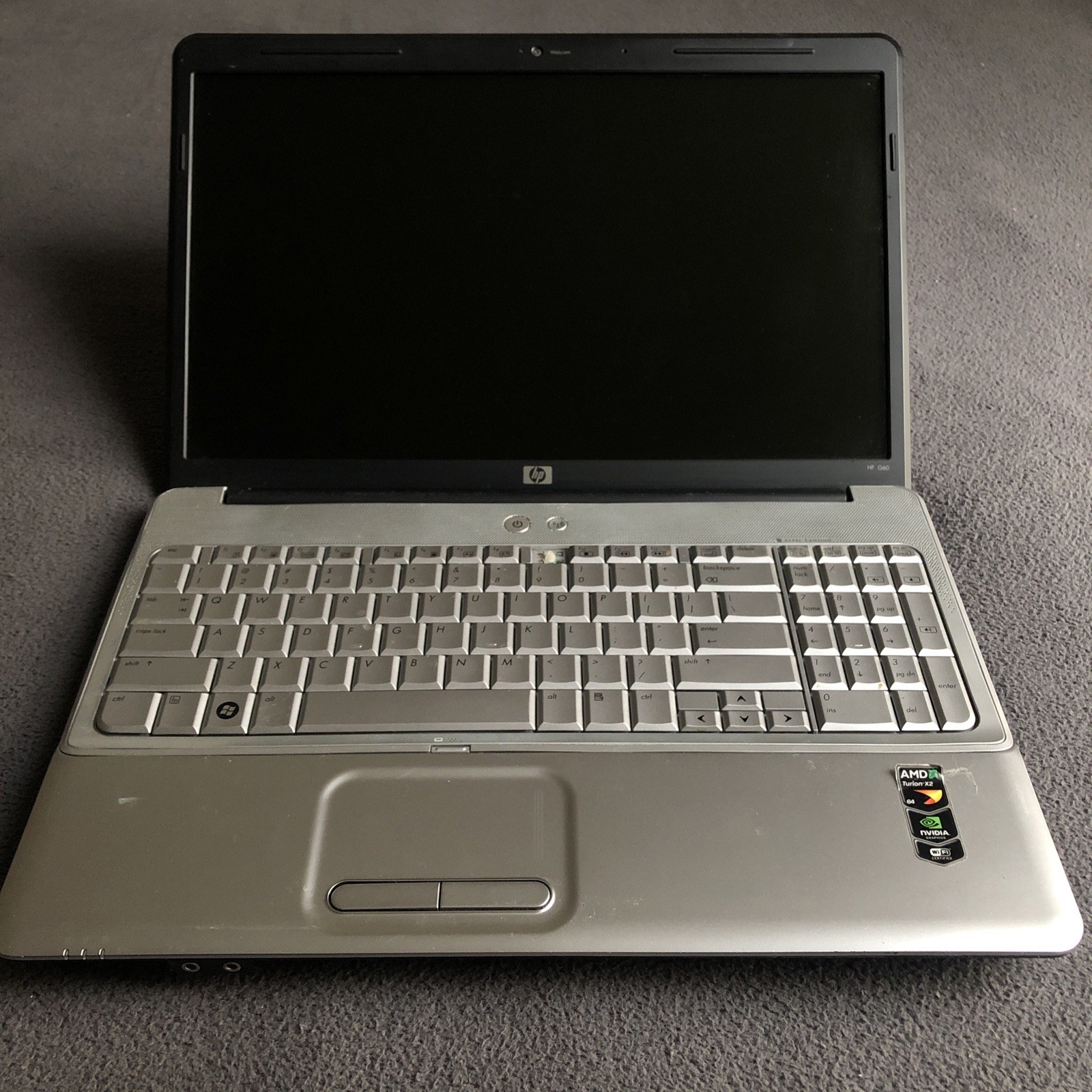 HP G60 G60-243CL Laptop AMD Turion 3GB RAM+320GB HDD NO OS – READ DESC