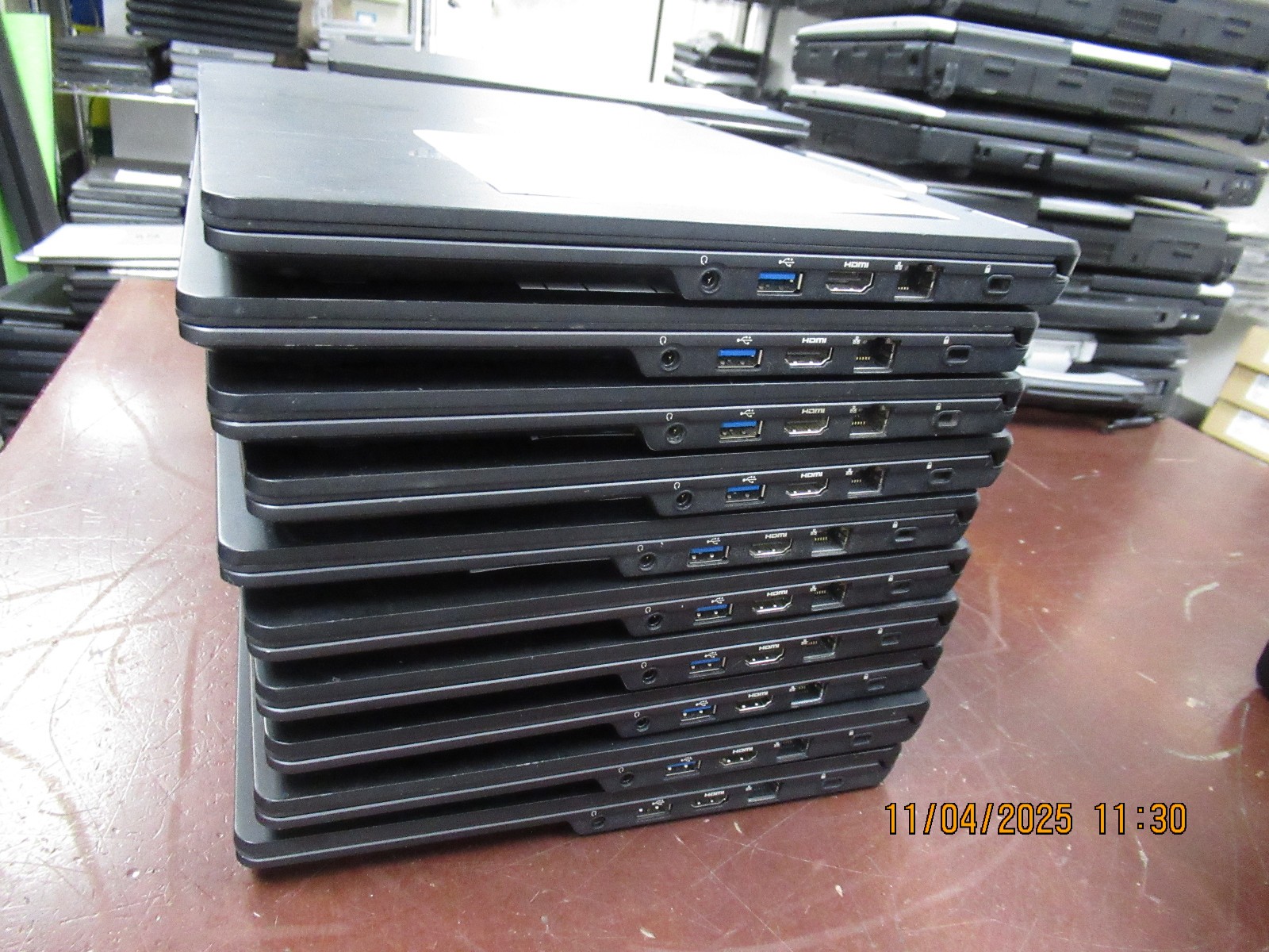 Lot of 10 Fujitsu Lifebook U749 i7 8665U 1.90GHz Laptop [NO RAM/HDD/OS/AC]