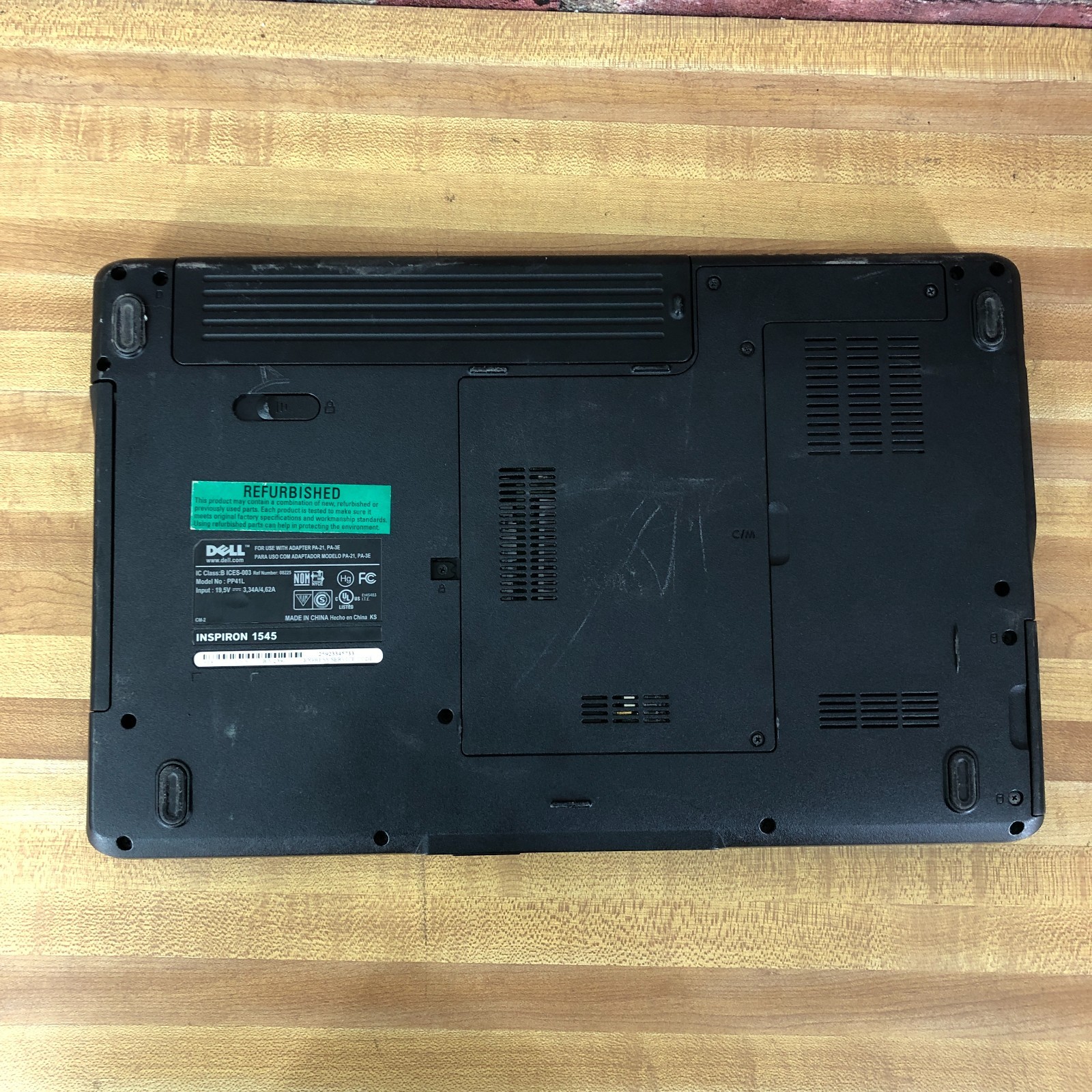 Dell Inspiron 1545 Retro Gaming Laptop Pentium D 2.20GHz 3GB RAM (Windows 7)