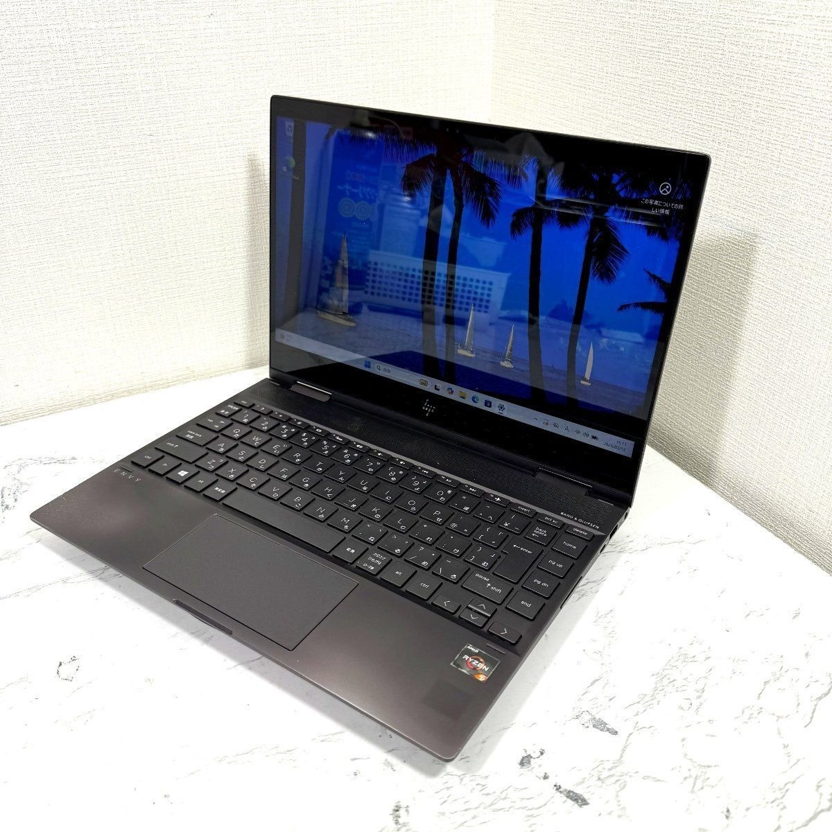 HP Envy x360 Convertible 13-ag0xxx Ryzen 5 2500U Windows 11 RAM 8GB SSD 256GB