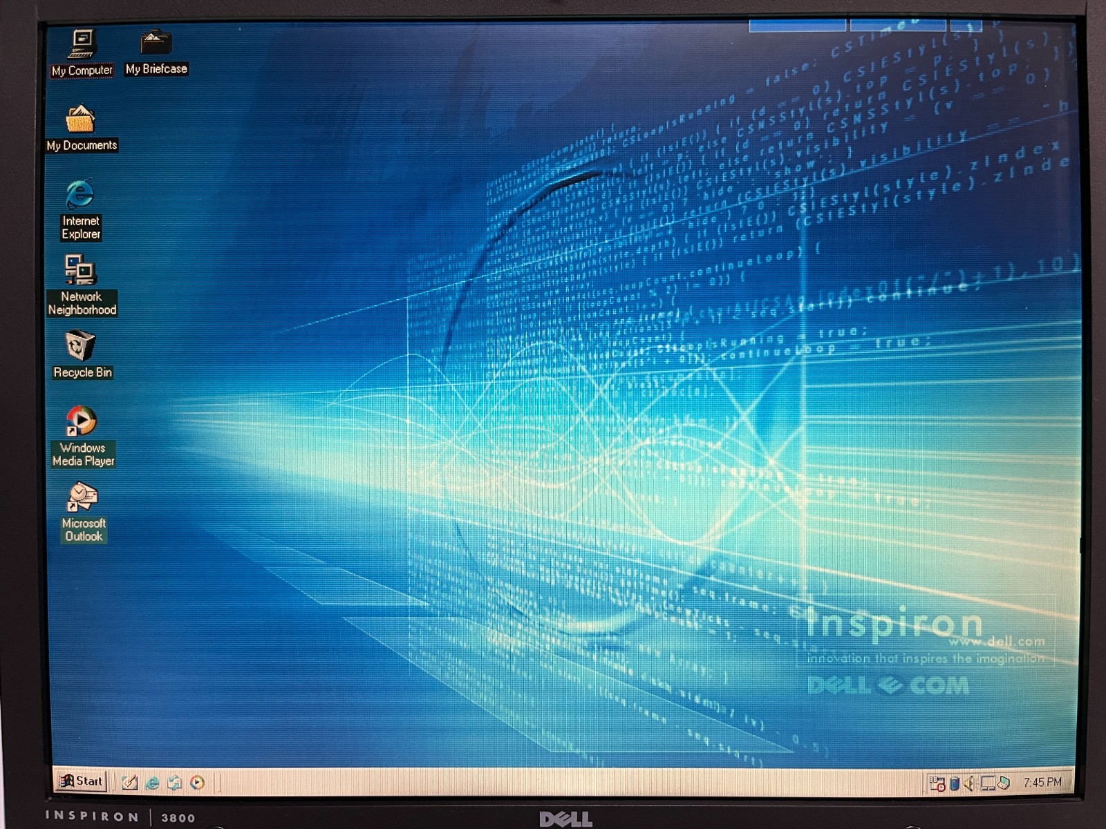 Dell Inspiron 3800 Pentium III 500Mhz 256MB Ram, 6GB HDD ATi Mobility Windows 98