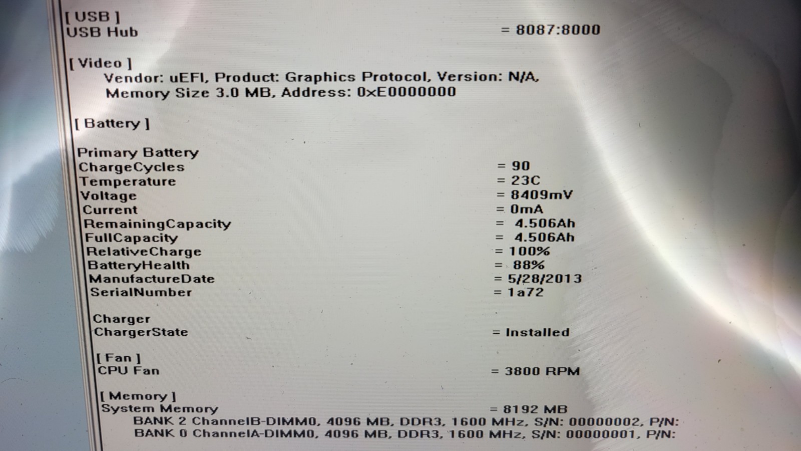 Dell XPS 12-9Q33 1″ Laptop Core i7-4500U 8GB RAM NO MSATA SSD Works but Bad LCD