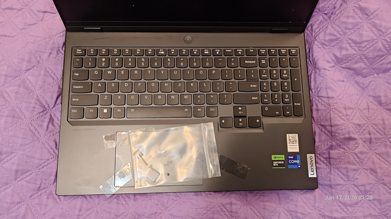 Lenovo Legion Pro 7i 16IRX8H 16″ RTX 4080 – FOR PARTS READ DESCRIPTION