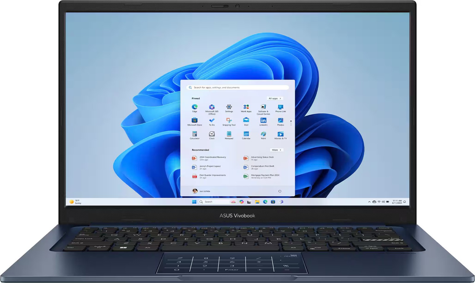ASUS VivoBook X1404, 14″ FHD, i7-1355U, 12GB RAM, 512GB SSD, Win 11 Home