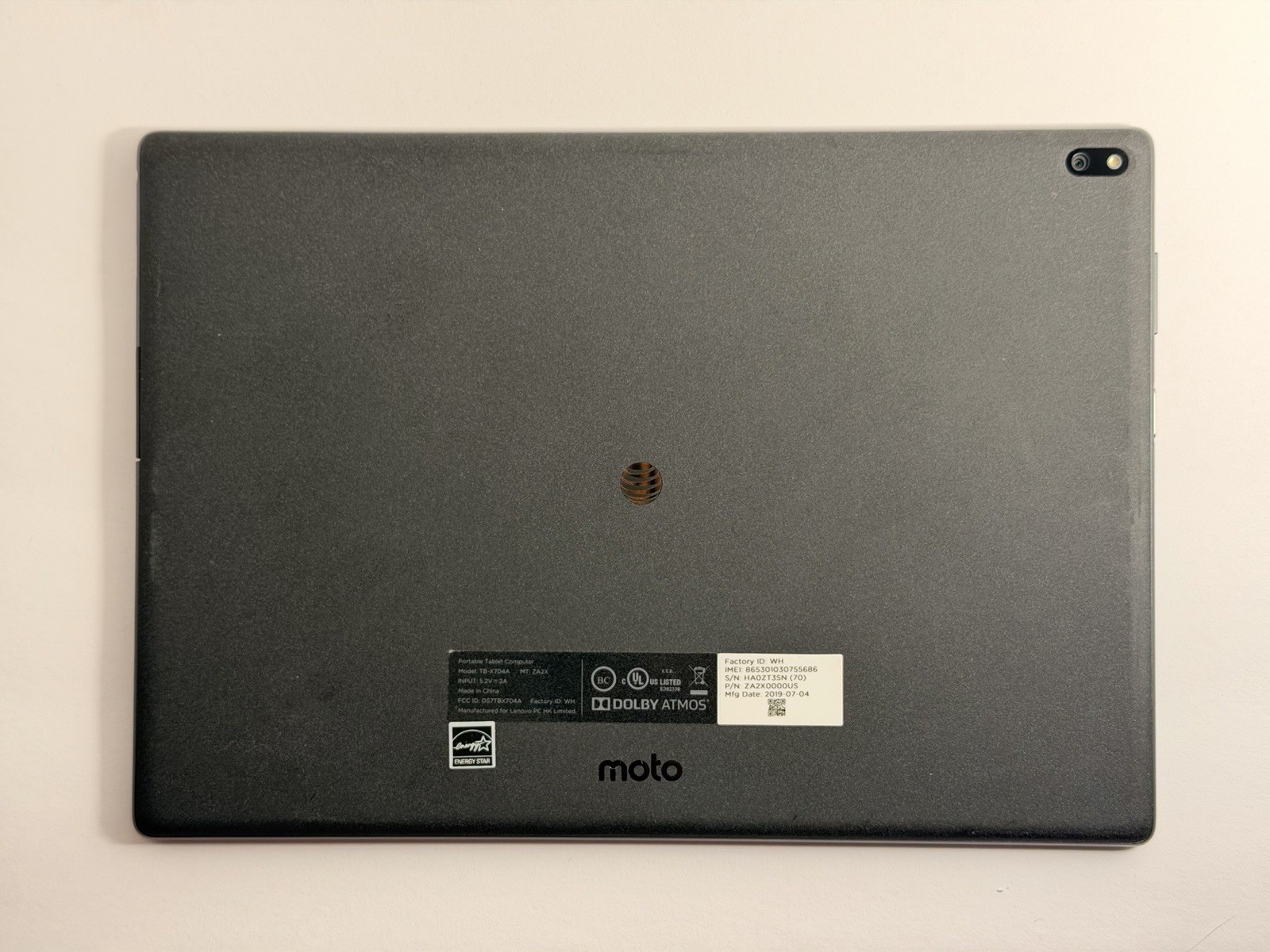 Lenovo Tab 4 10” Plus Moto AT&T | TB-X704A Smart Tablet | Dolby Atmos | 32GB