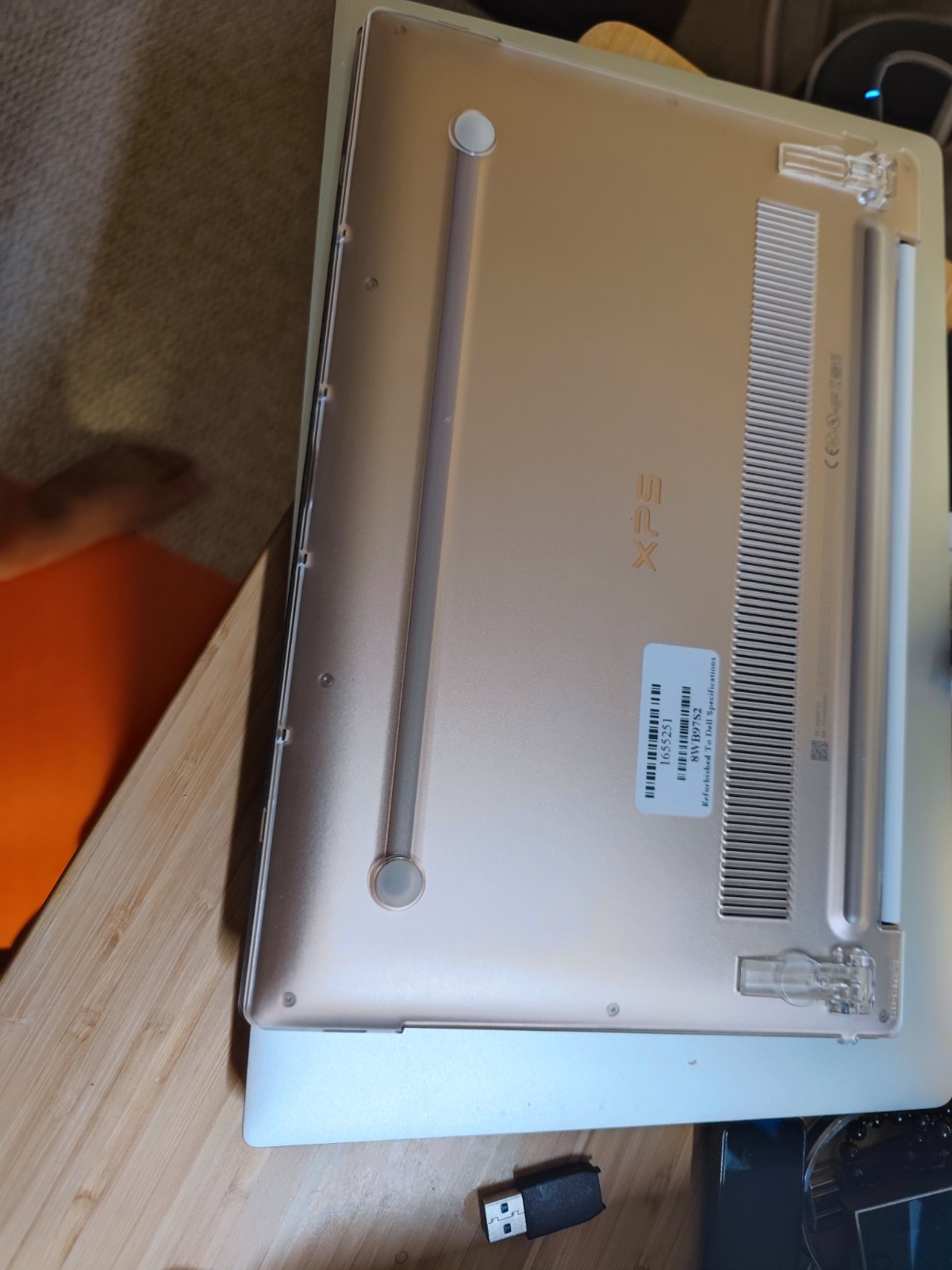Dell XPS 9370 4k Display 512MB SSD 16G Ram Windows Hello ..Rose Gold.Hardly used