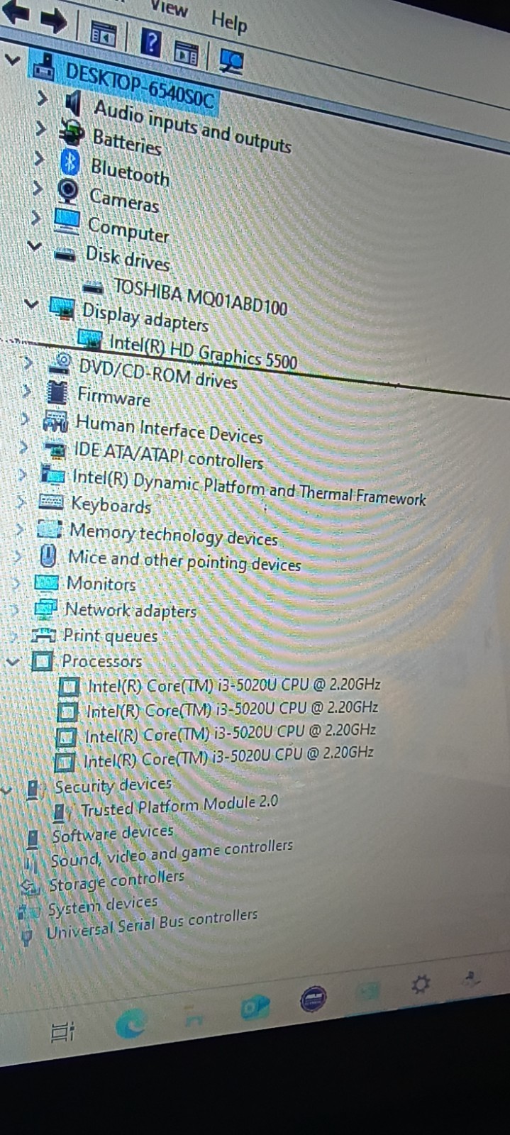 Asus X540L Laptop, Cracked Screen,Bad battery , Windows 10 PARTS REPAIR