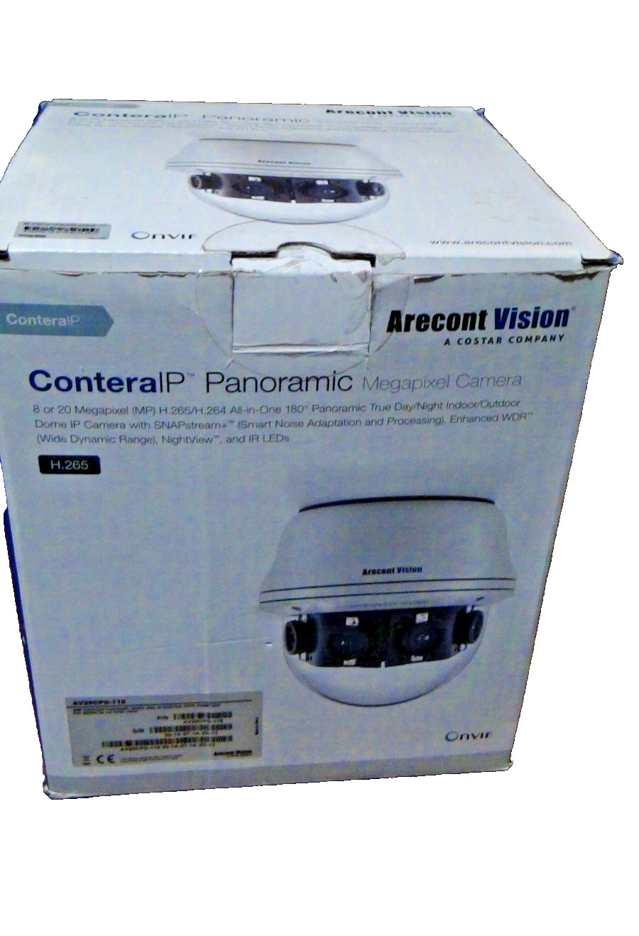 Arecont Vision AV20CPD-118 180˚ 20MP Panoramic Series Camera /w Night Vision