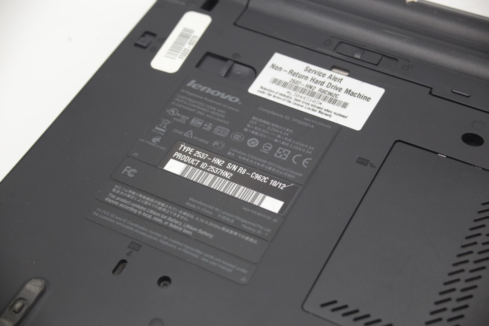 Lenovo T410 i5 M520 2.4GHz ~ 4GB RAM 250GB SSD READ 002