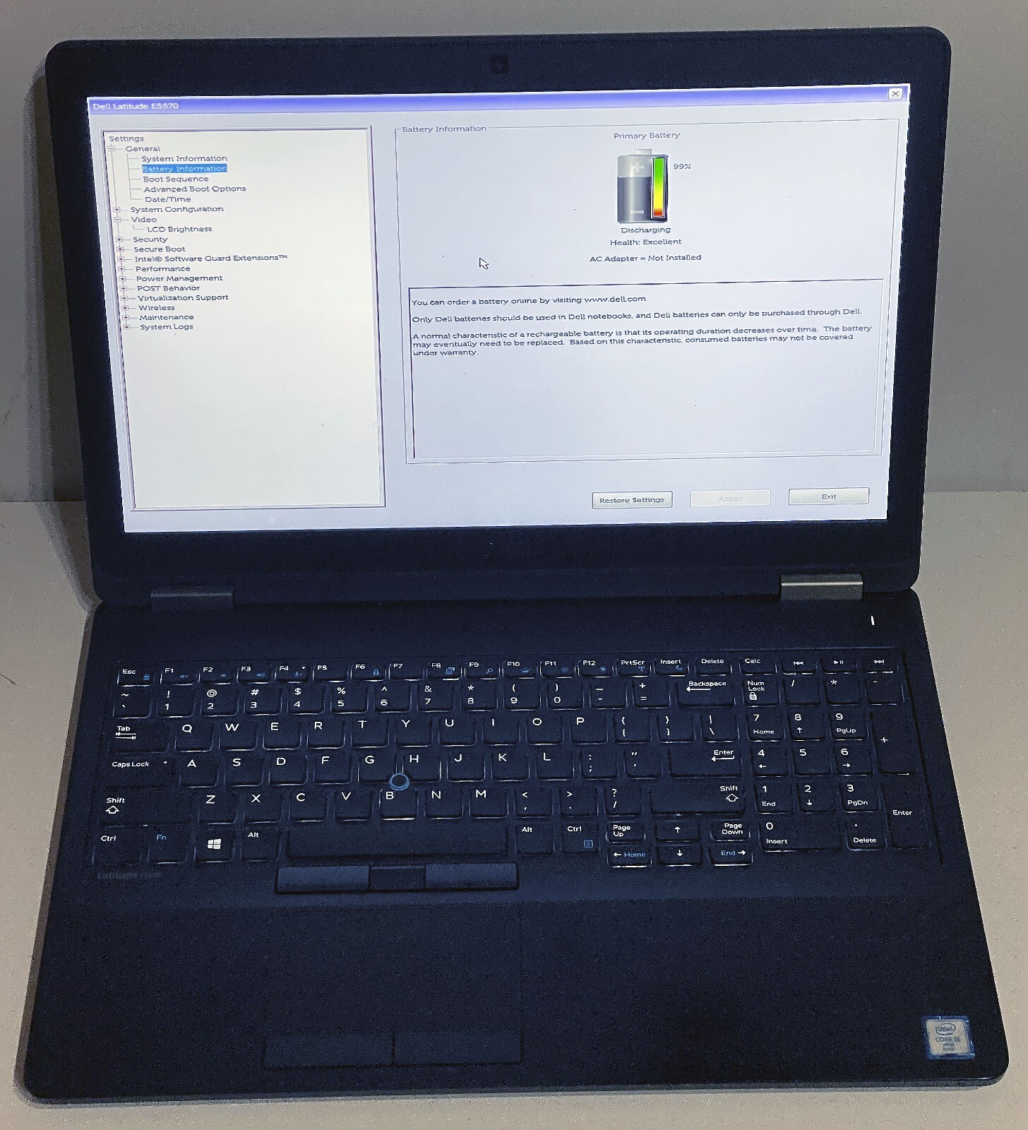 DELL Latitude E5570 15.6” i5 16GB 512GB W11 Adobe CS 6.0 Office VISIO 2016 Dock