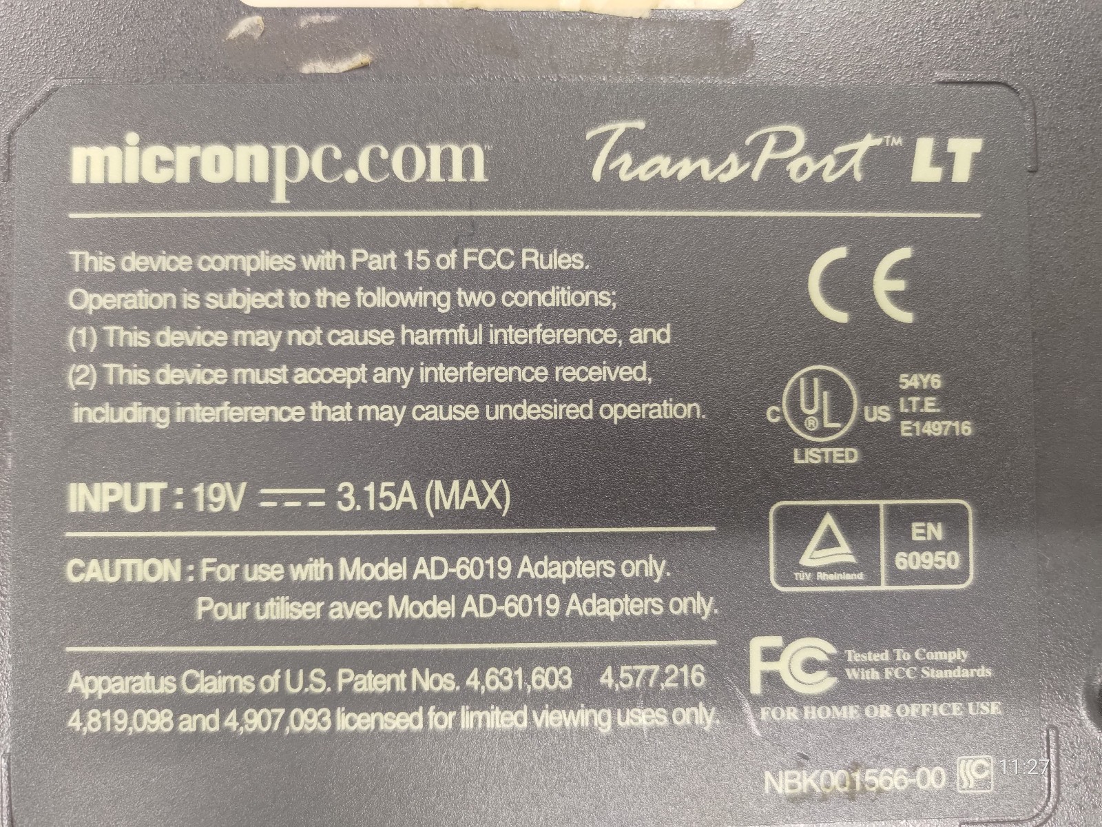 Micron TransPort LT, PIII, 320MB RAM, 10GB HDD, CDROM, 10/100 NIC, No OS, Tested