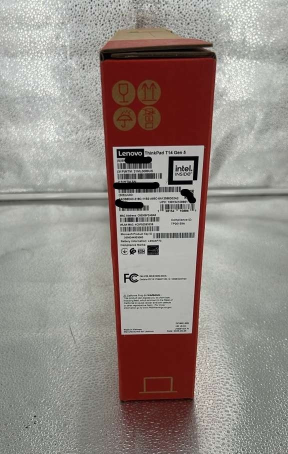 Lenovo ThinkPad T14 Gen 5 21ML0089US Intel Core Ultra 7 155U 16GB RAM 512GB SSD