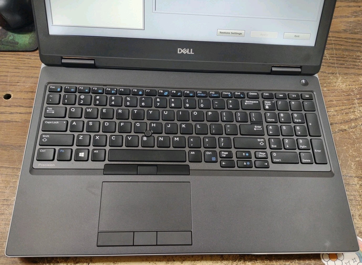 Dell Precision 7540 15.6″ W/ i7-9850H 2.6GHz 16GB 256GB SSD