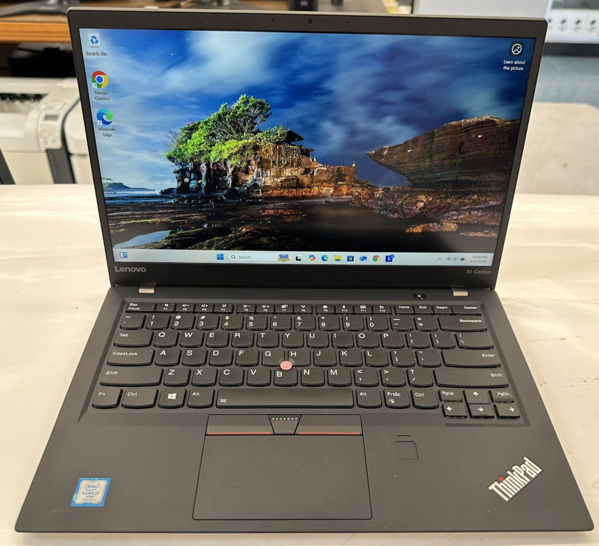 Lenovo 20HR000HUS TP X1 5th Gen 14″ i7-7600 8GB 500GB SSD Win 11 Pro