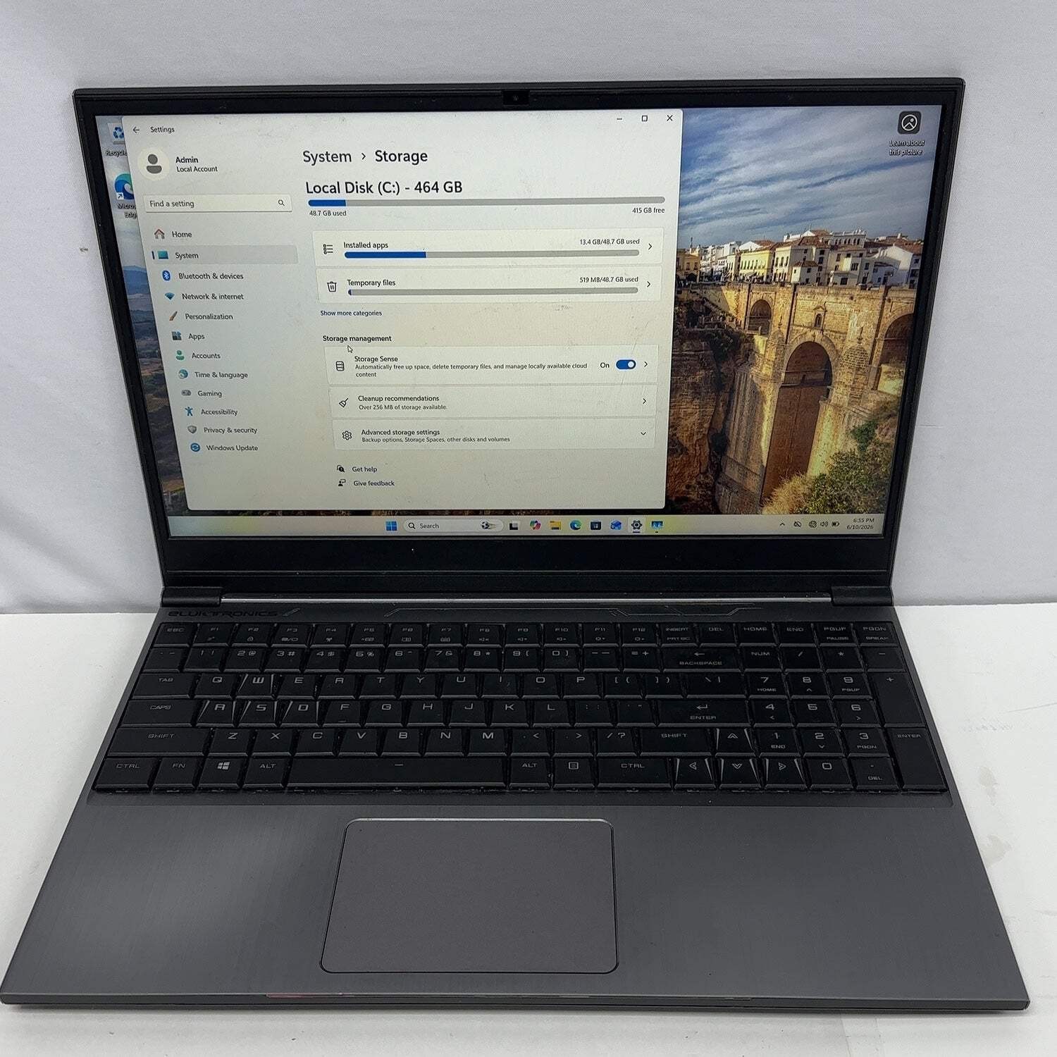 Eluktronics Mech-15 G2 15.6″ i7-8750H 2.2GHz 16GB RAM 500GB SSD GeForce GTX 1060